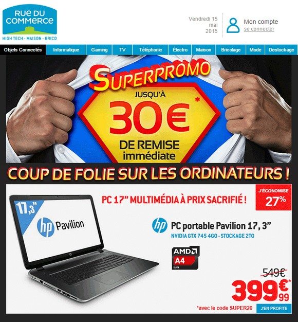 Super Promo sur les PC portables !