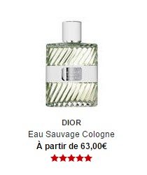 parfum dior eau sauvage cologne sephora