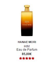 parfum hanae mori him eau de parfum sephora