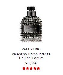 parfum valentino uomo intense eau de parfum sephora