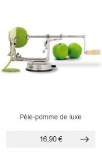 pele pomme de luxe idee cadeau homme