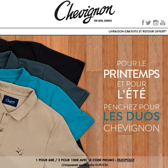 polo homme en promo chevignon