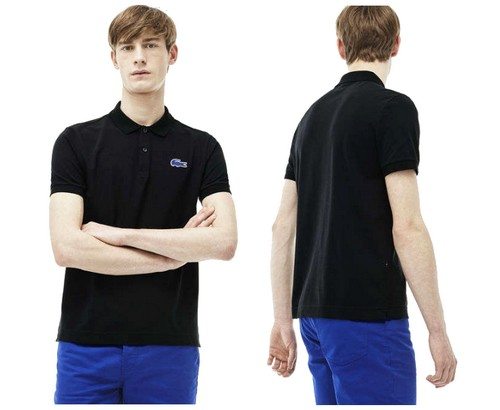 polo manches courtes lacoste noir