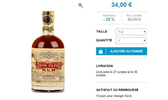 rhum don papa 7 ans philippes 70 cl