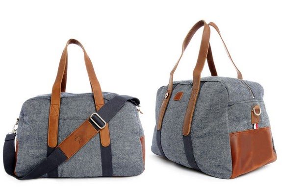 sac cuir et denim faguo menlook collaboration anniversaire 5 ans