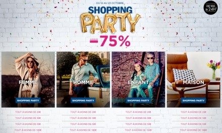 C’est la Shopping Party chez BrandAlley !