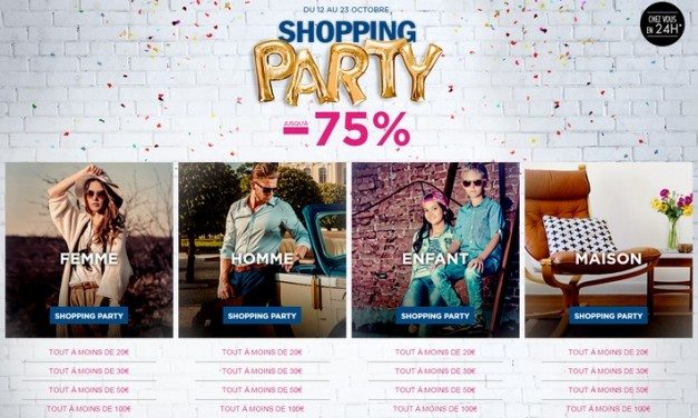 C’est la Shopping Party chez BrandAlley !