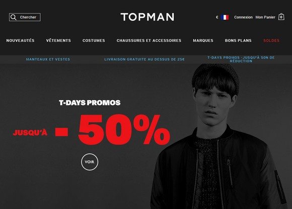 Les Soldes Topman sont là !