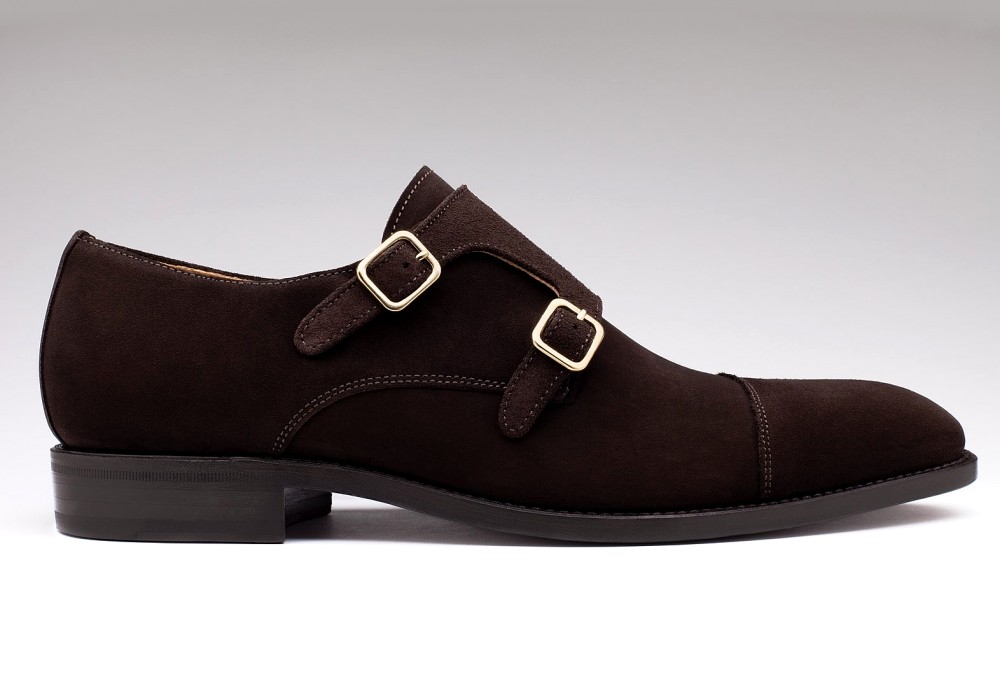 souliers-finsbury-en-soldes-cambridge-veau-velours-marron