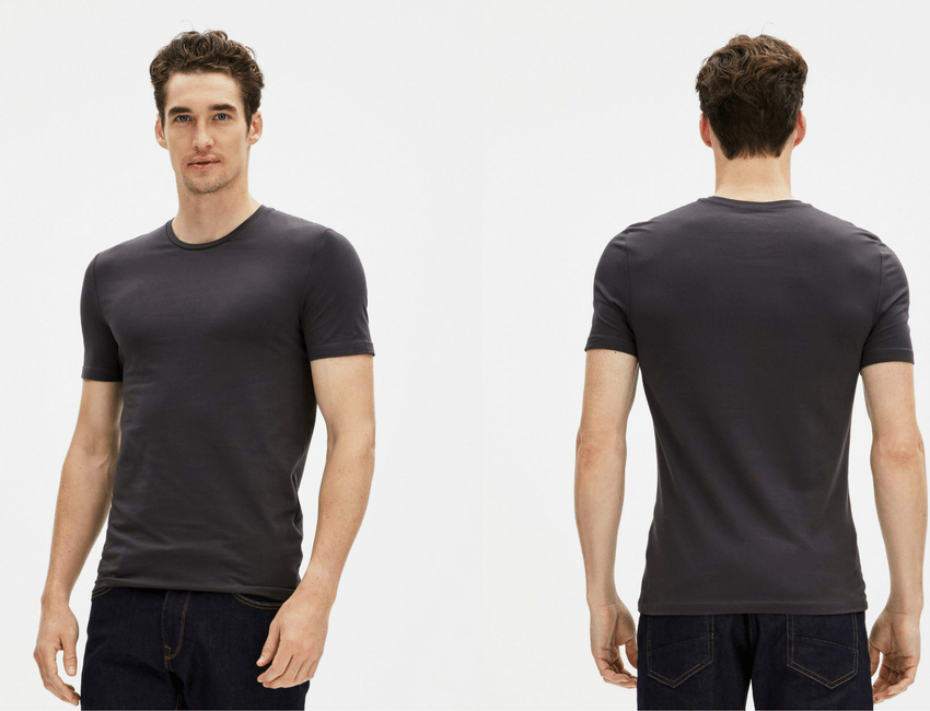 t-shirt basique gris Celio