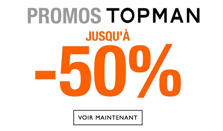 Nouvelles Promos chez Topman !!