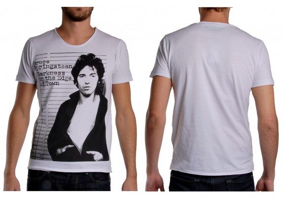 tshirt blanc bruce springsteen