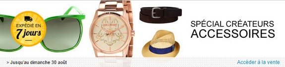 vente privee accessoires mode homme