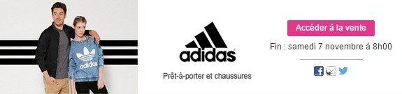 vente privee adidas vetements chaussures homme femme enfant