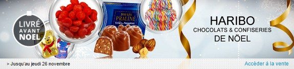 vente privee bonbons et chocolats de noel