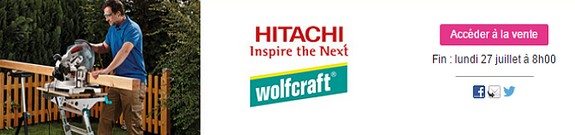 vente privee bricolage outils hitachi