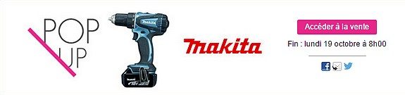 vente privee bricolage outils makita