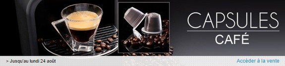 vente privee capsules cafe nespresso compatibles