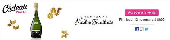 vente privee champagne nicolas feuillate