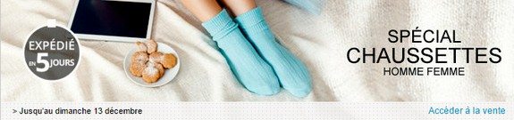 vente privee chaussettes homme et femme