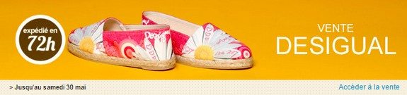 vente privee chaussures desigual femme