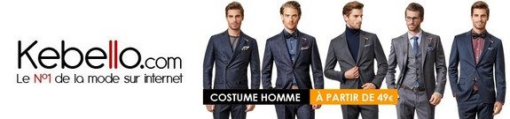 vente privee costumes homme pas chers