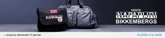 vente privee de sacs napapijri et bikkembergs