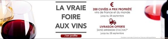 vente privee foire aux vins lavinia