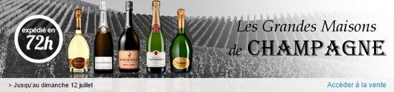 vente privee grandes maisons de champagne