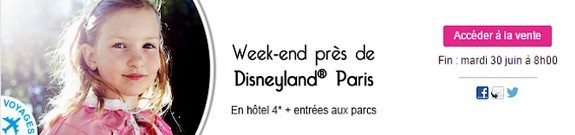 vente privee hotel parc disneyland