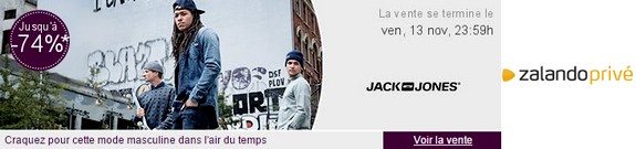 vente privee jack and jones homme zalando