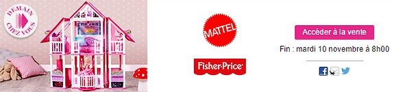 vente privee jouets mattel fisher price