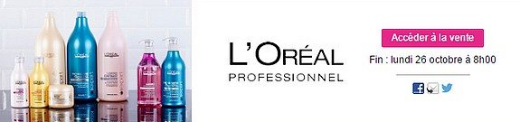 vente privee l oreal professionnel