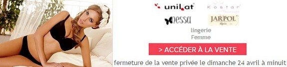 vente privee lingerie femme sous vetements