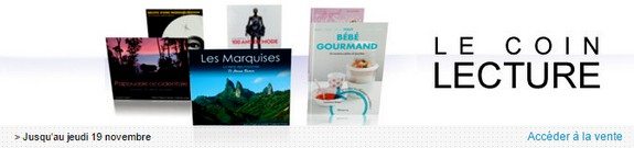 vente privee livres lecture