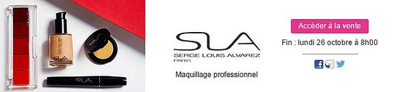 vente privee maquillage professionnel femme sla serge louis alvarez