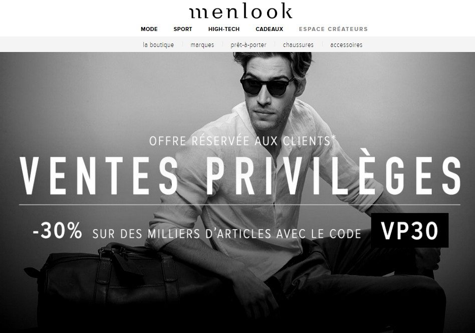 vente privee menlook 2016