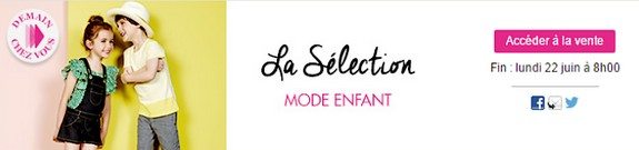 vente privee mode enfant