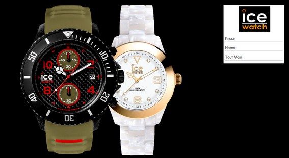 vente privee montres ice watch homme femme