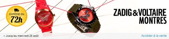 vente privee montres zadig et voltaire