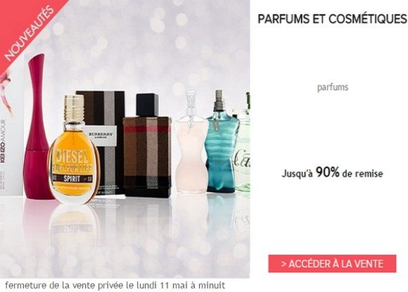 Vente Privée de Parfums et Cosmétiques