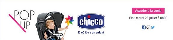 vente privee poussettes chicco