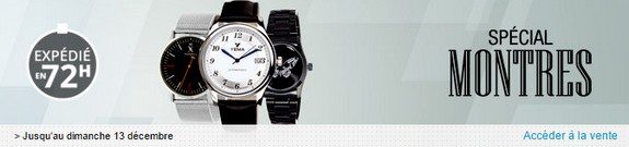 vente privee speciale montres homme femme