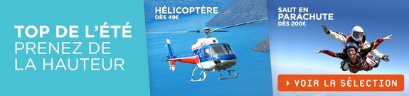 vente privee sports aeriens helicoptere parachute