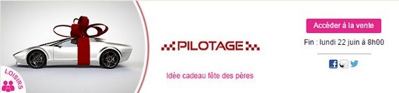 vente privee stages de pilotage france