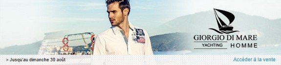 vente privee vetements homme giorgio di mare