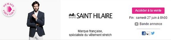 vente privee vetements saint hilaire