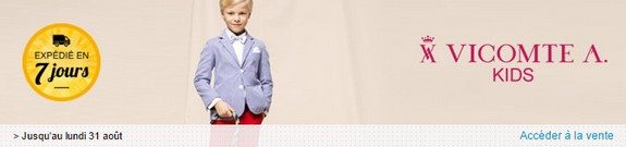 vente privee vetements vicomte a enfant