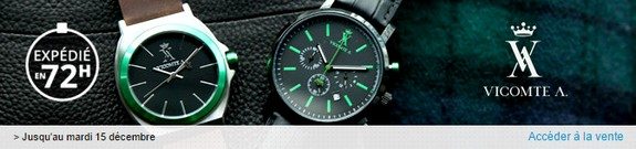 vente privee vicomte a montres