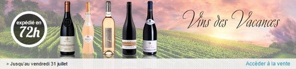 vente privee vins des vacances